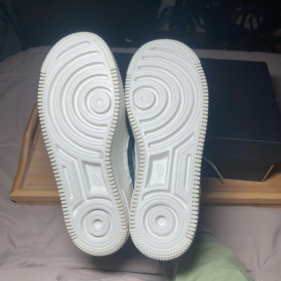 Nike Air Force 1 Shadow Sail Green and University Blue Multicolor - Picture 12 of 15